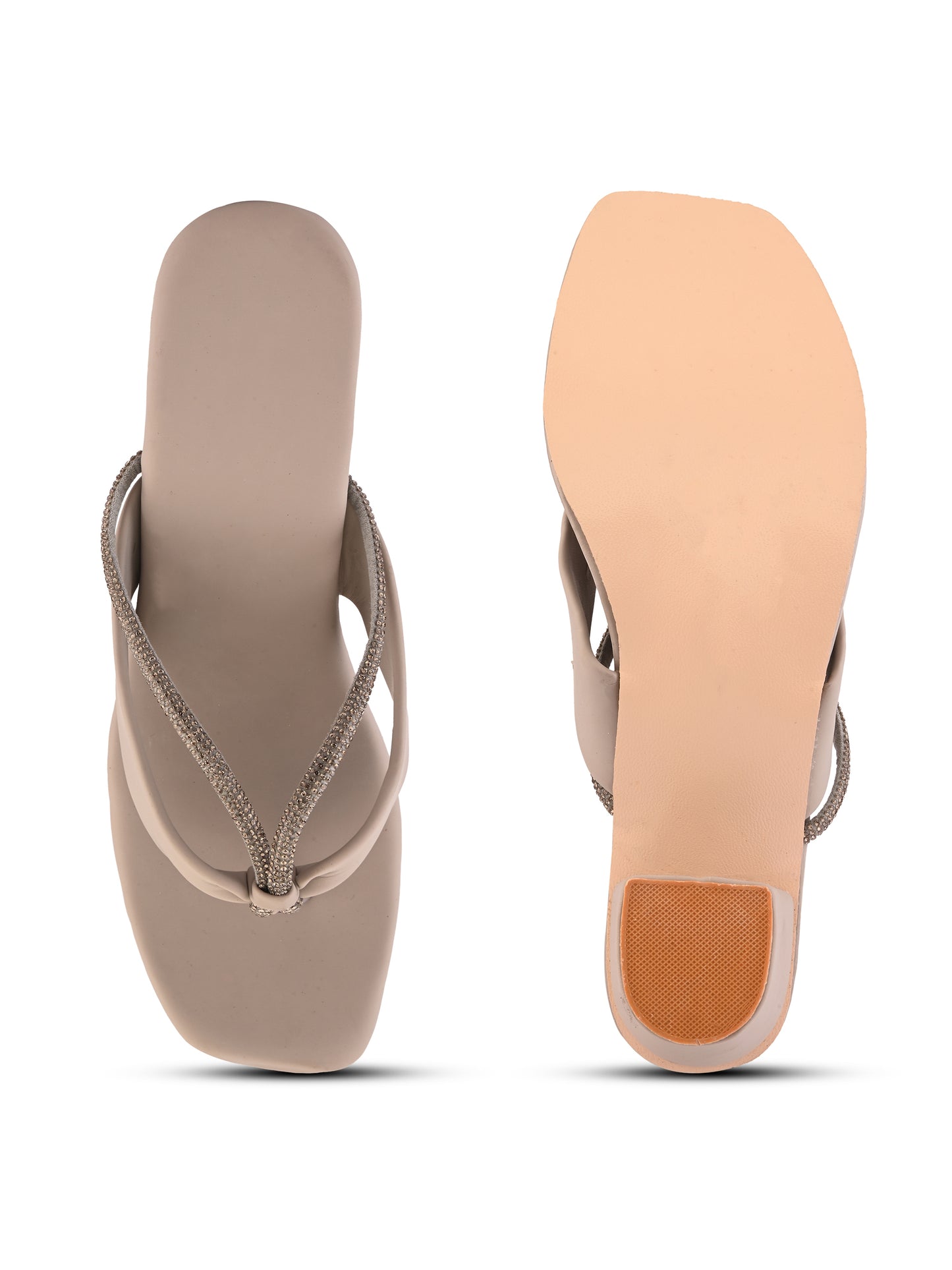 Ravis v shape chain heel