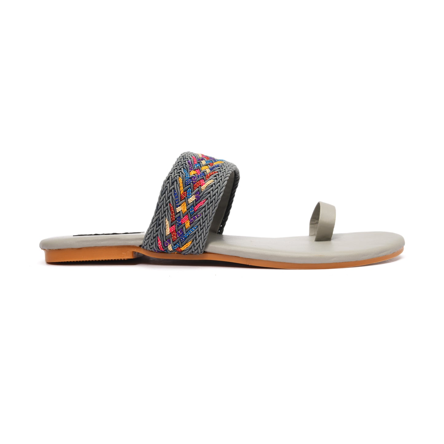 Ravis Ethnic Flat Slippers for Women – Braided Strap & Toe Loop | Daily & Festive Wear