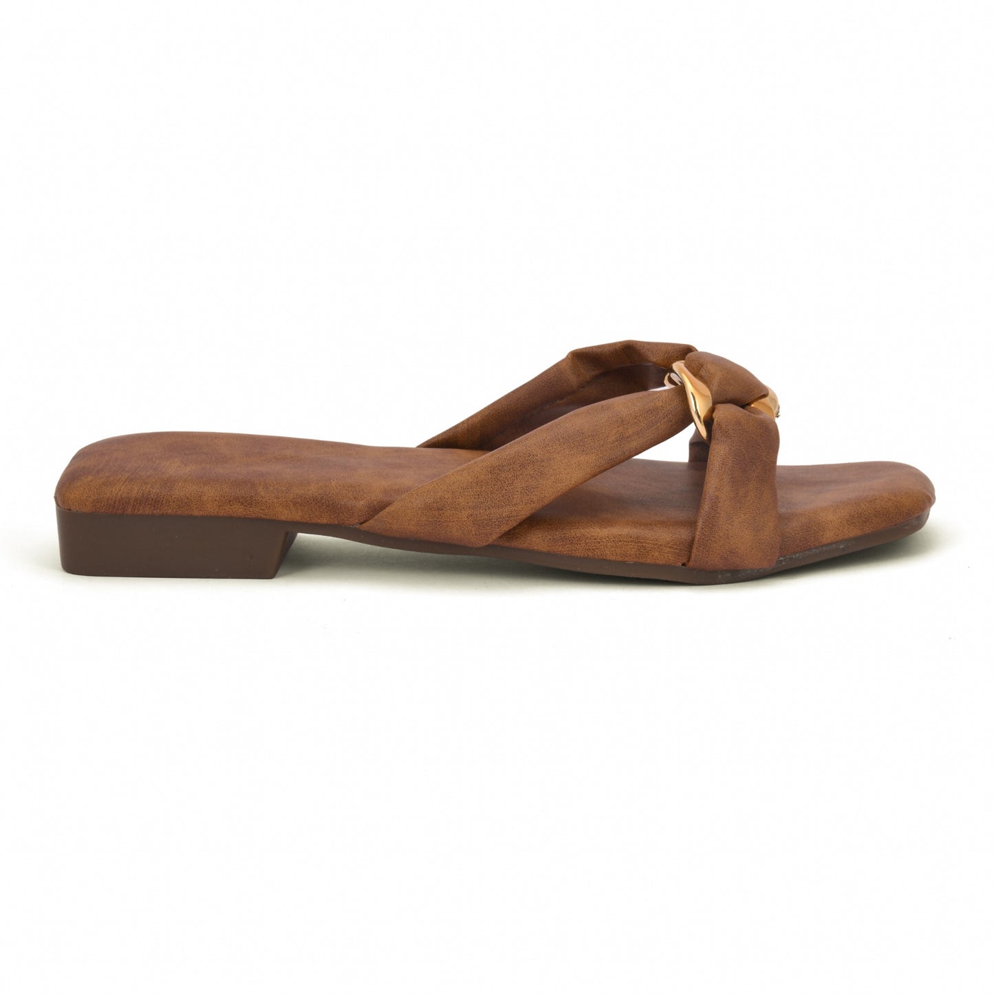 RAVIS Luxe Chain Strap Slippers for Women