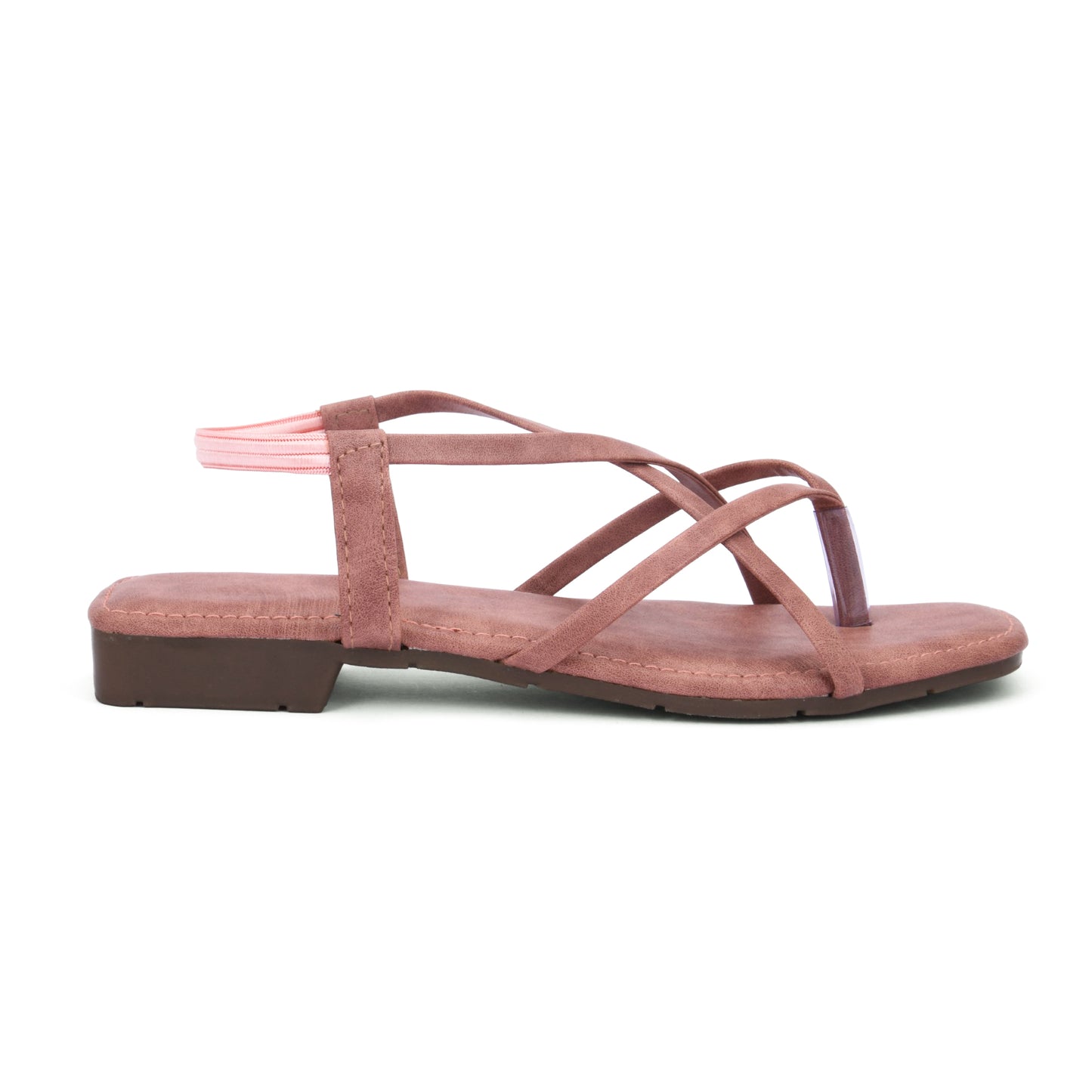 Ravis Triple Elastic Strap Criss-Cross Flats – Stylish Comfort for Everyday
