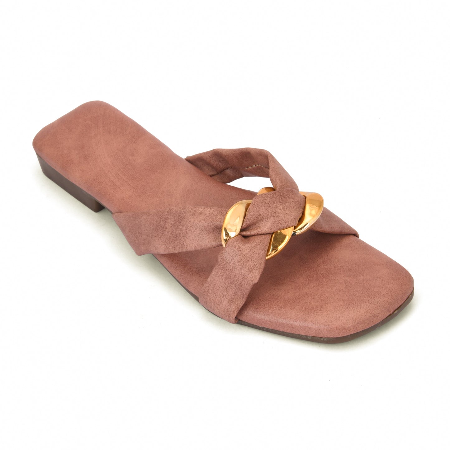 RAVIS Luxe Chain Strap Slippers for Women