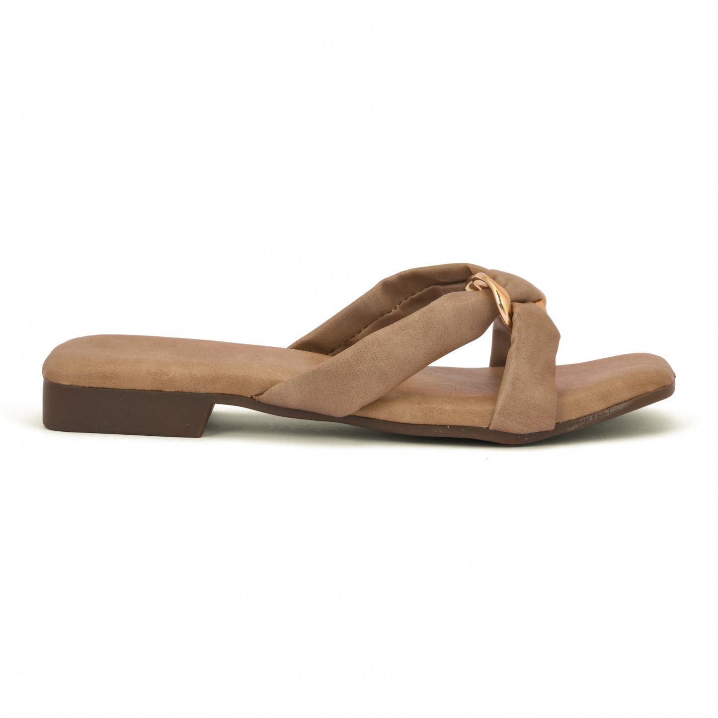 RAVIS Luxe Chain Strap Slippers for Women