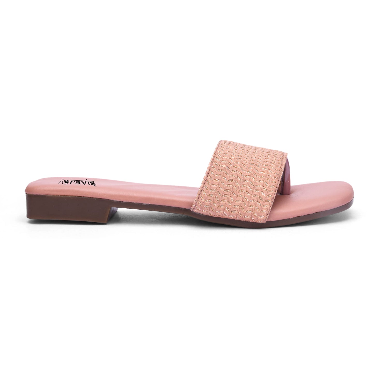RAVIS Woven Charm Toe-Ring Flats