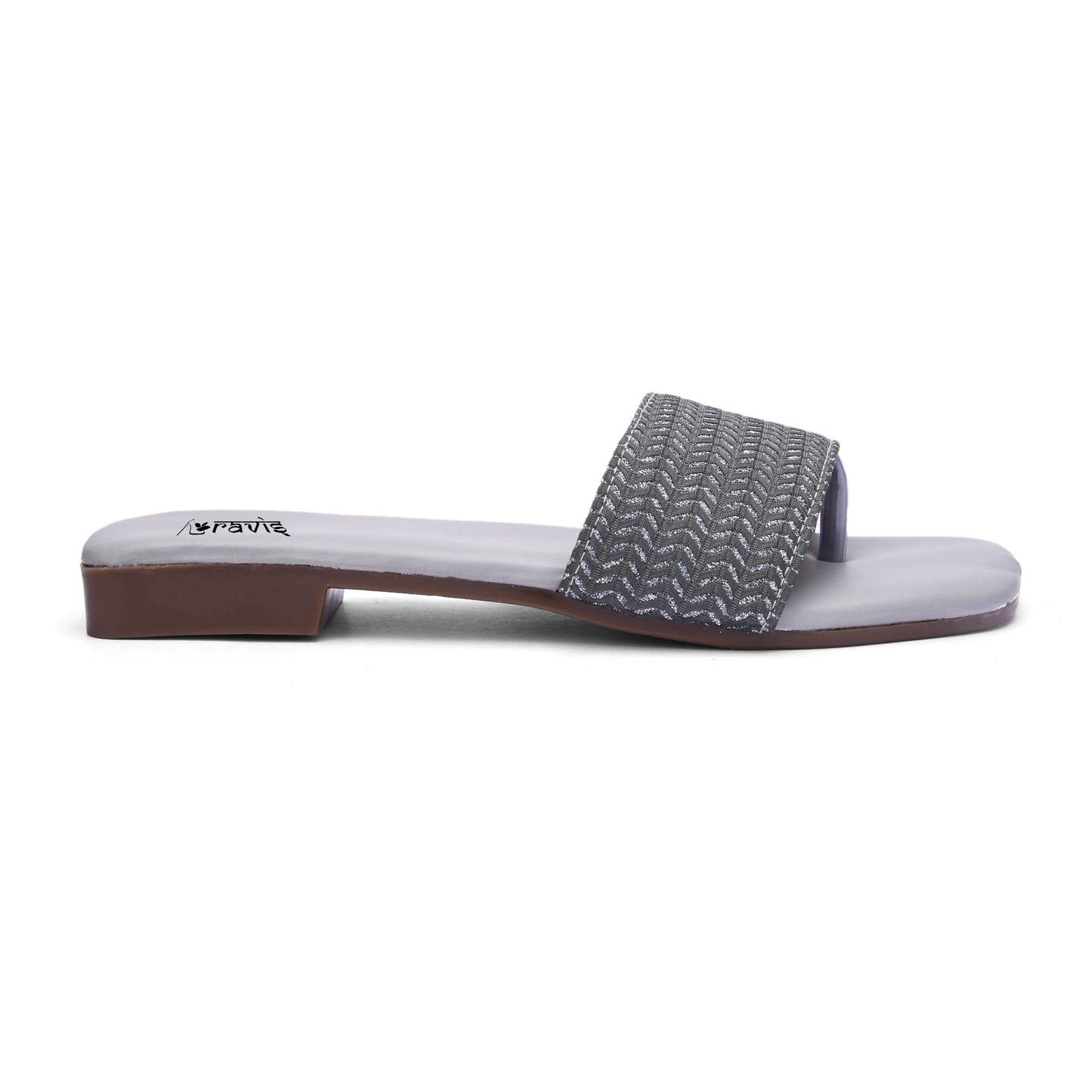 RAVIS Woven Charm Toe-Ring Flats
