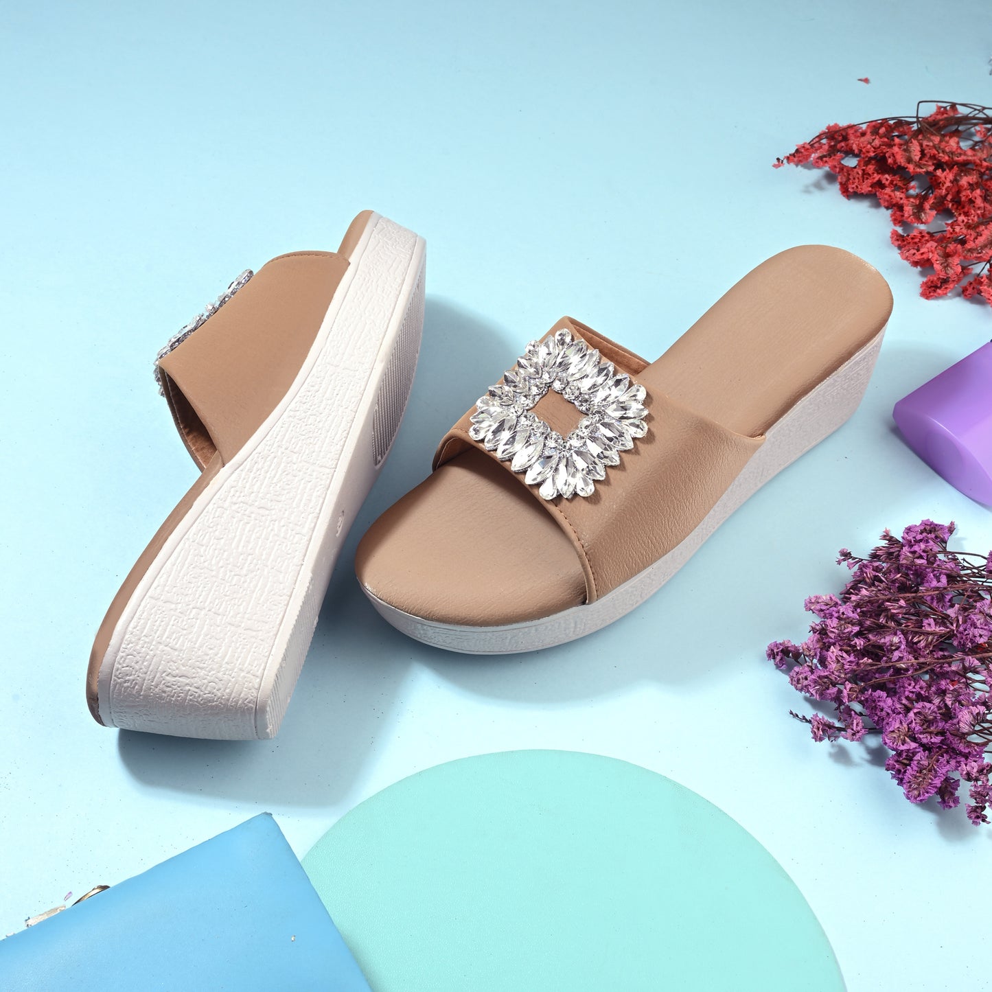 RAVIS Fancy Slip-On with Embellished Buckle