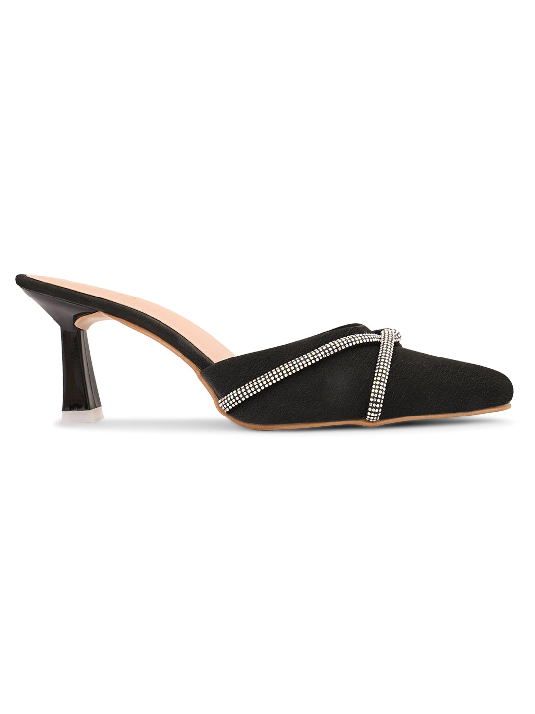 Ravis Ethnic Pointed Heels for Women – Traditional Party Wear Slip-Ons