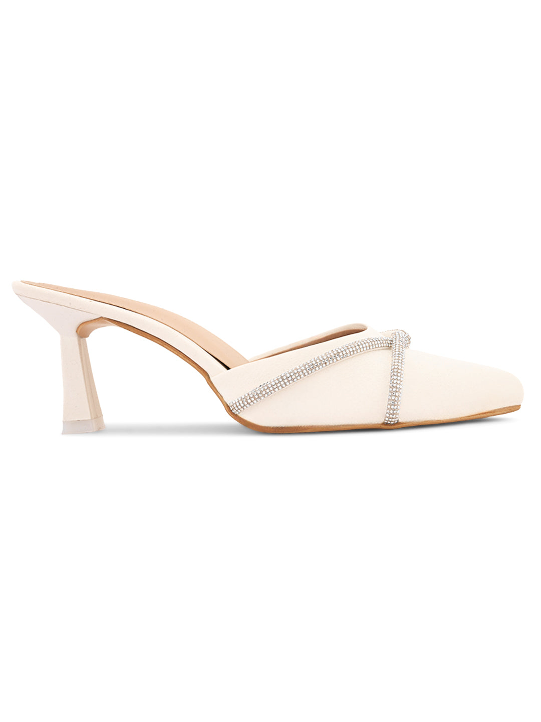 Ravis Ethnic Pointed Heels for Women – Traditional Party Wear Slip-Ons