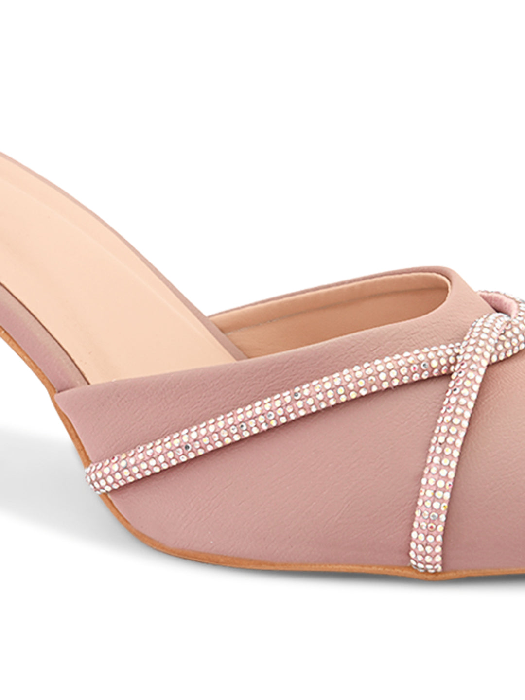 Ravis Ethnic Pointed Heels for Women – Traditional Party Wear Slip-Ons