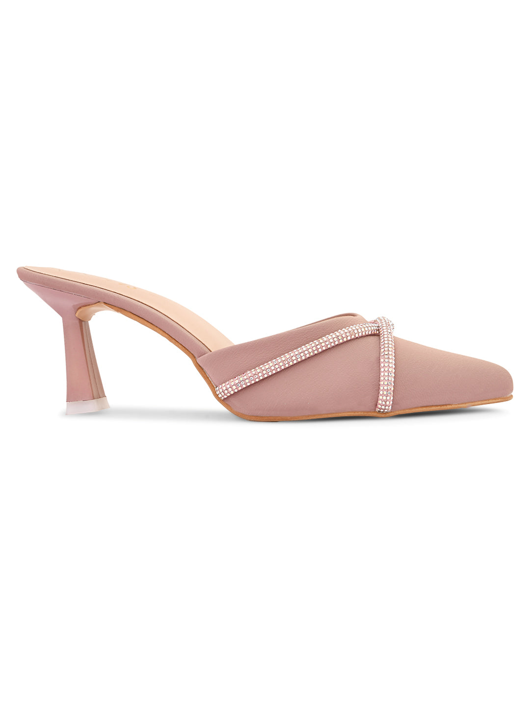 Ravis Ethnic Pointed Heels for Women – Traditional Party Wear Slip-Ons