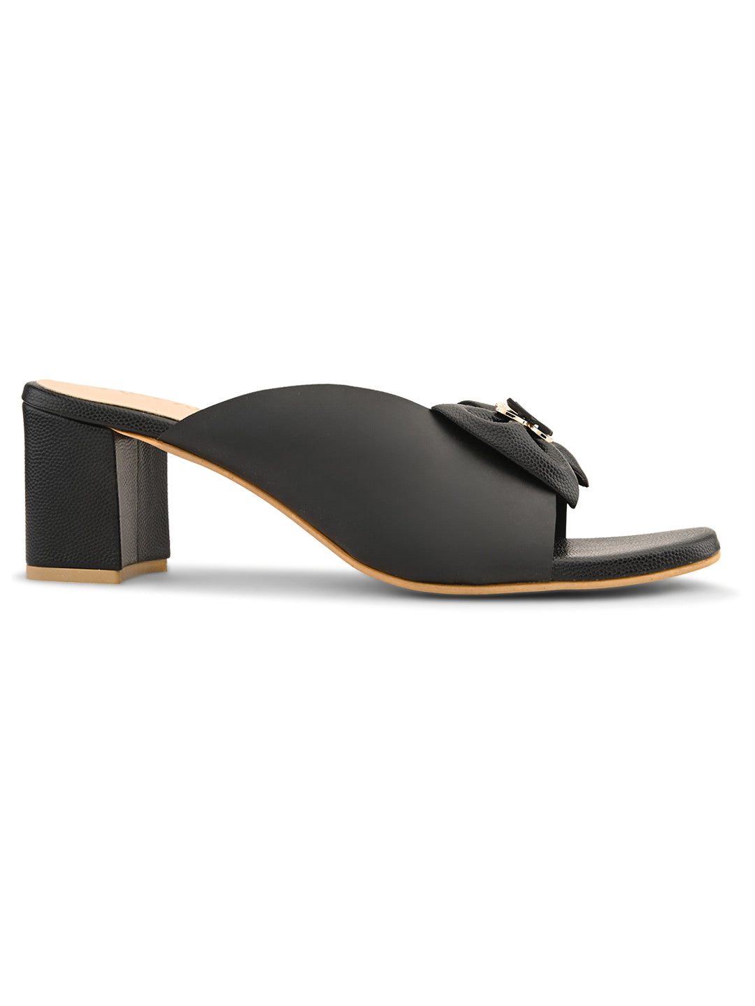 Ravis Transparent Bow Slip-On Heels ( Party & Office Wear)