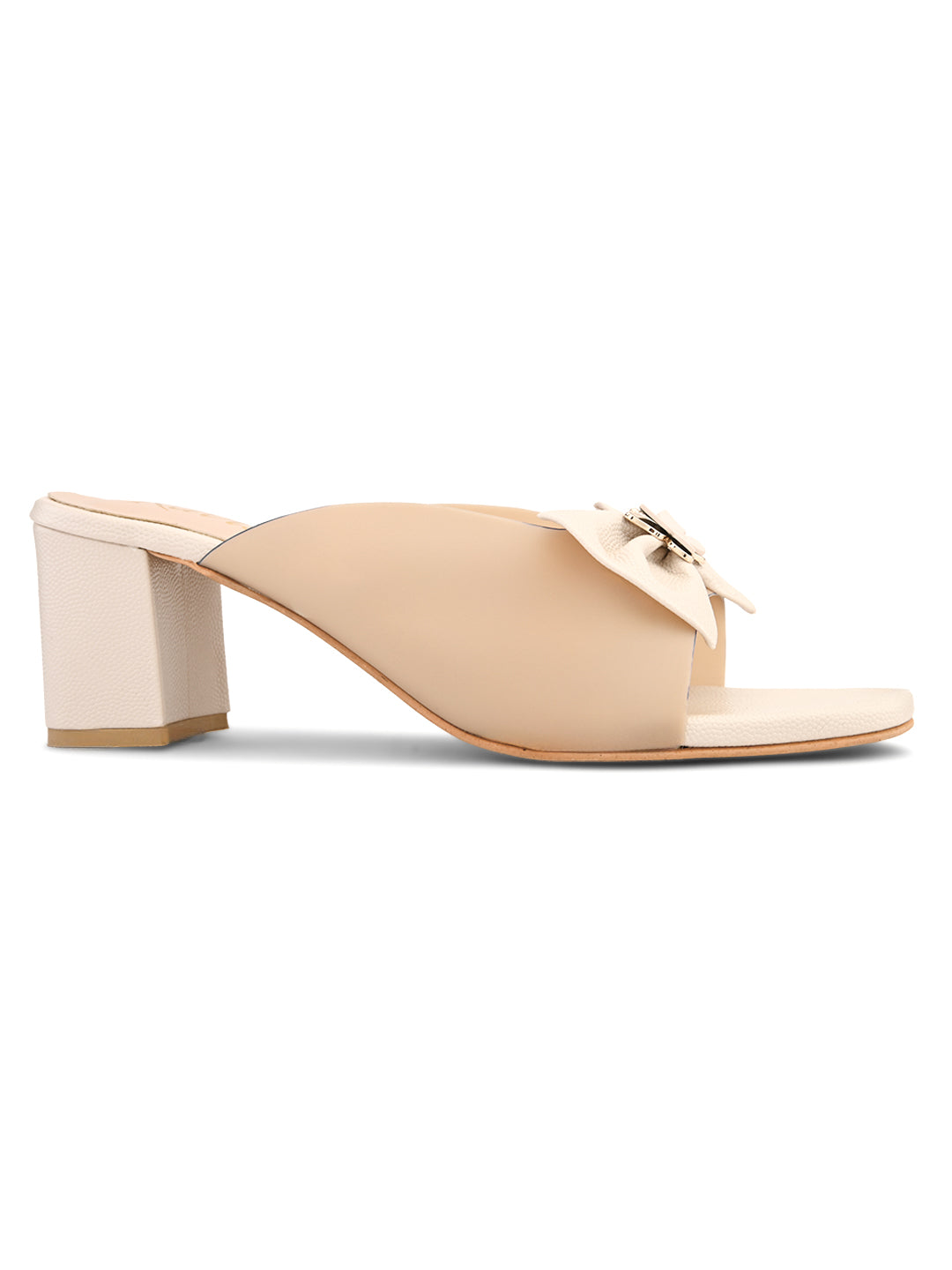 Ravis Transparent Bow Slip-On Heels ( Party & Office Wear)