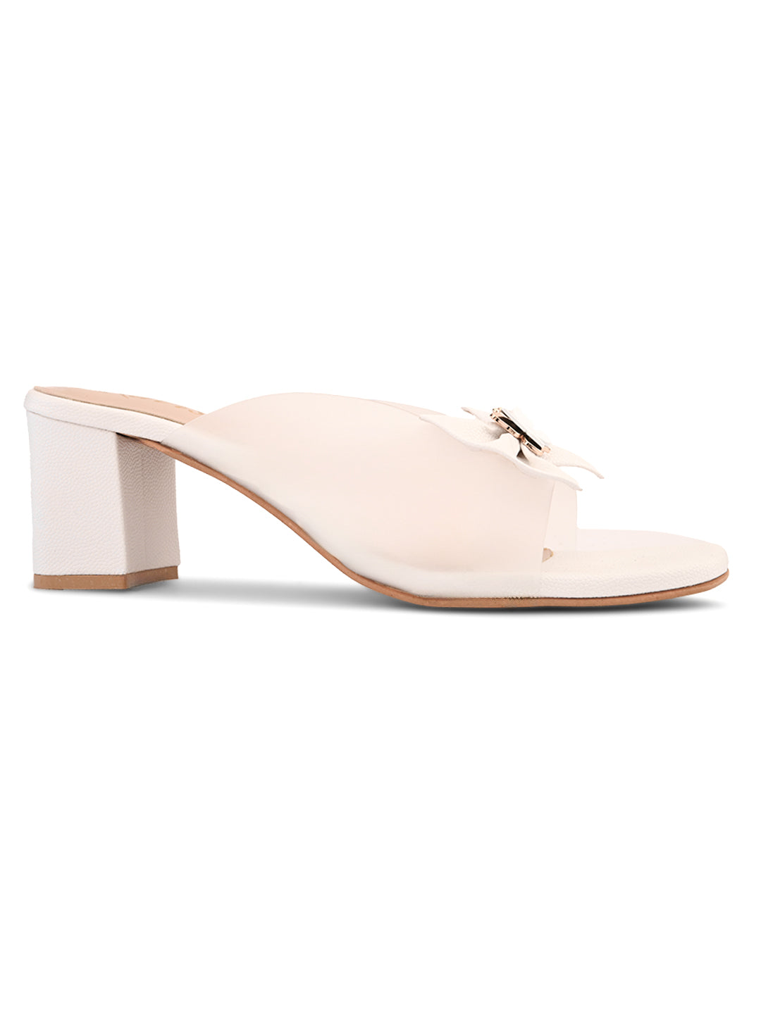 Ravis Transparent Bow Slip-On Heels ( Party & Office Wear)