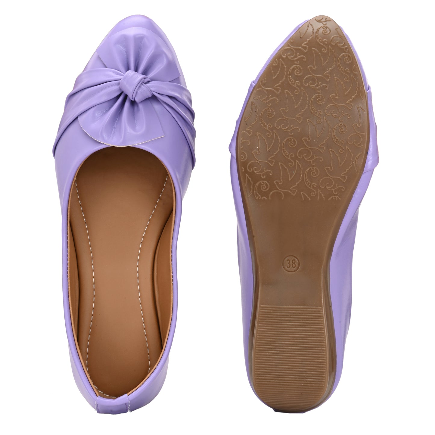 Ravis Bow Ballerina Flats – Soft Sole Daily Wear Slip-On Shoes for Women