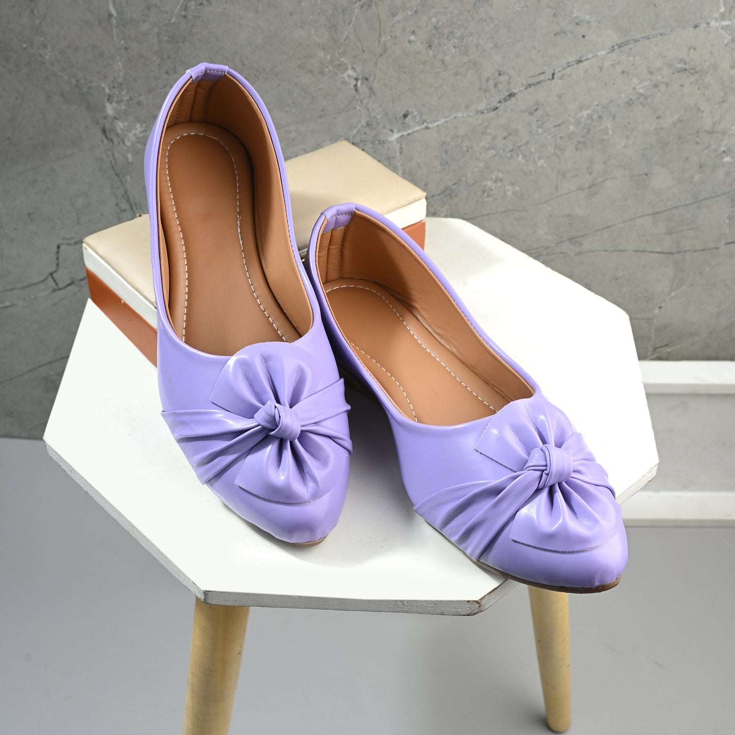 Ravis Bow Ballerina Flats – Soft Sole Daily Wear Slip-On Shoes for Women