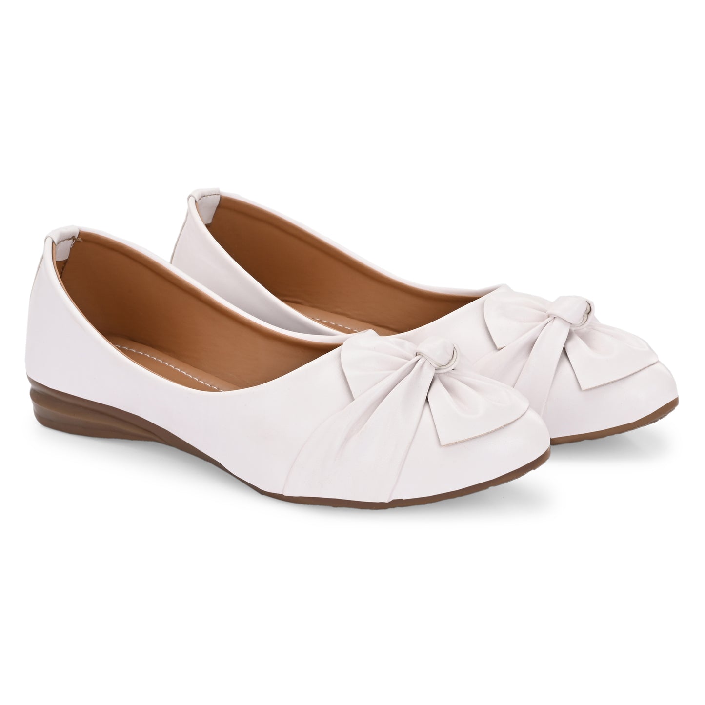 Ravis Bow Ballerina Flats – Soft Sole Daily Wear Slip-On Shoes for Women