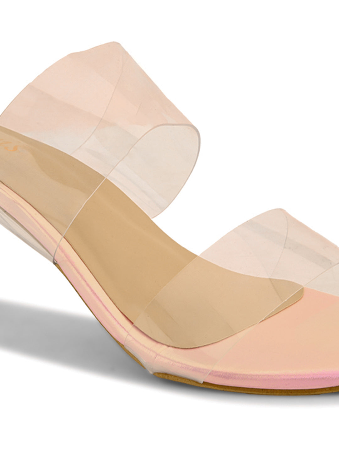 Ravis Transparent Block Heels for Women – Clear Strap | Party Wear Sandals
