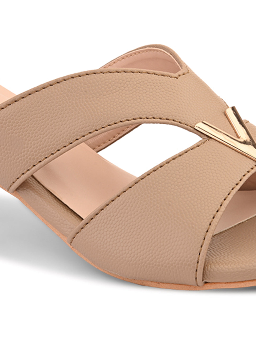 Ravis Partywear Girls V BUCKLE Transparent Heel