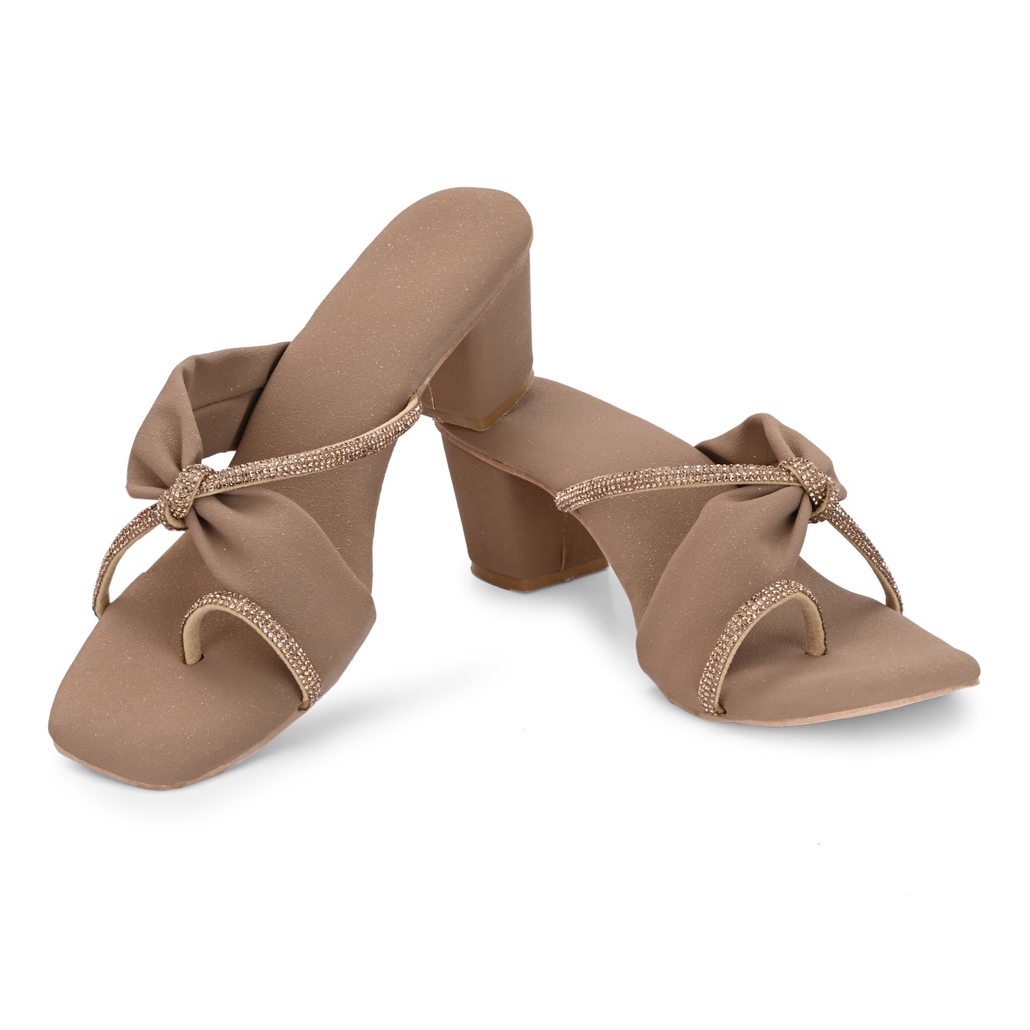 RAVIS GleamChain Statement Heels