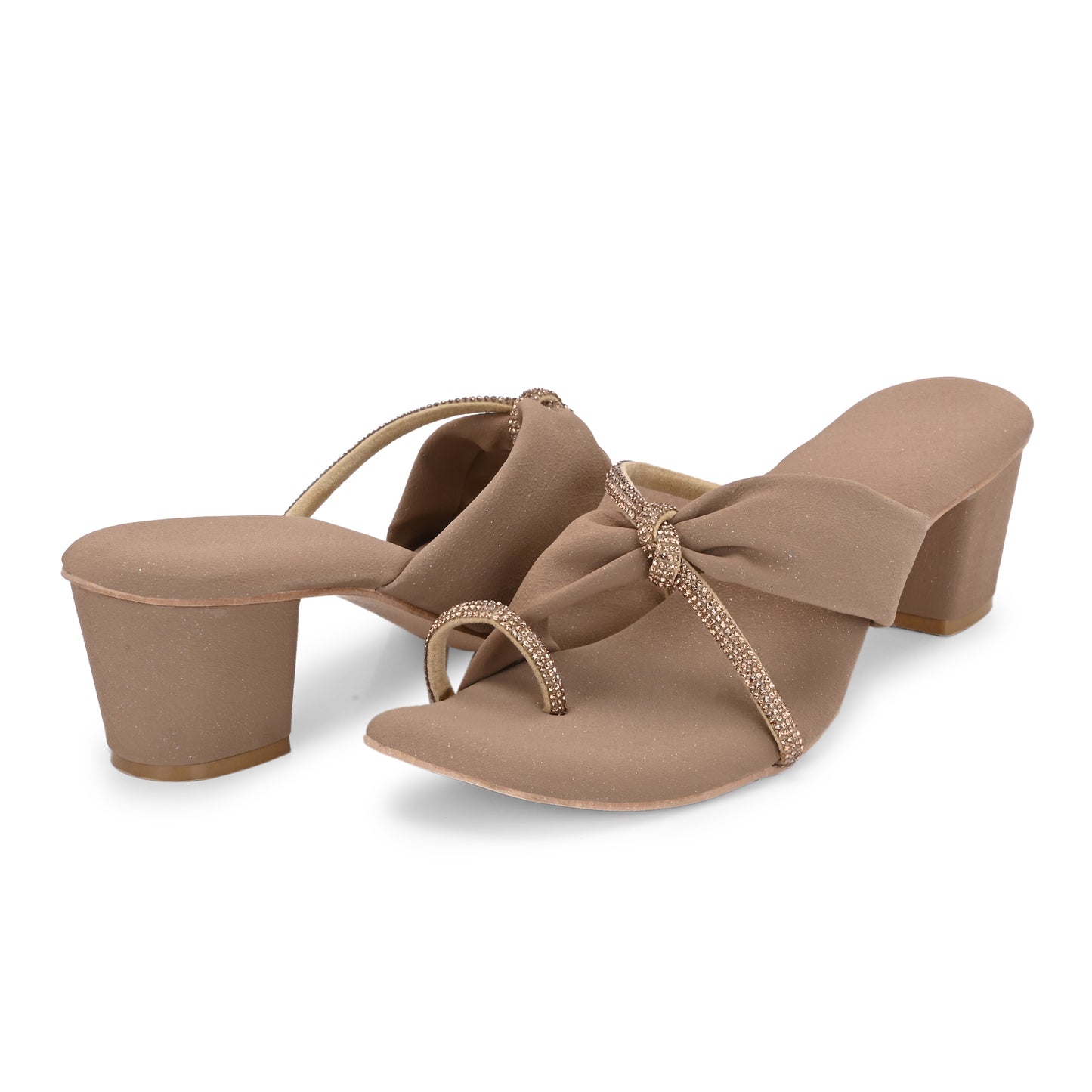 RAVIS GleamChain Statement Heels