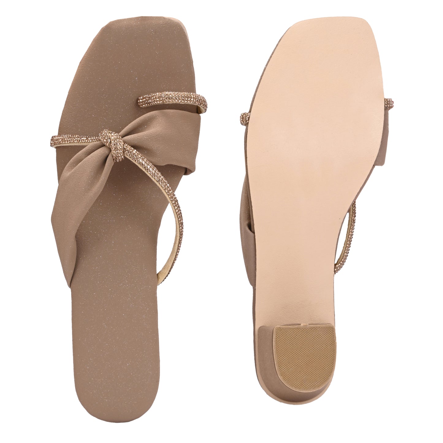 RAVIS GleamChain Statement Heels