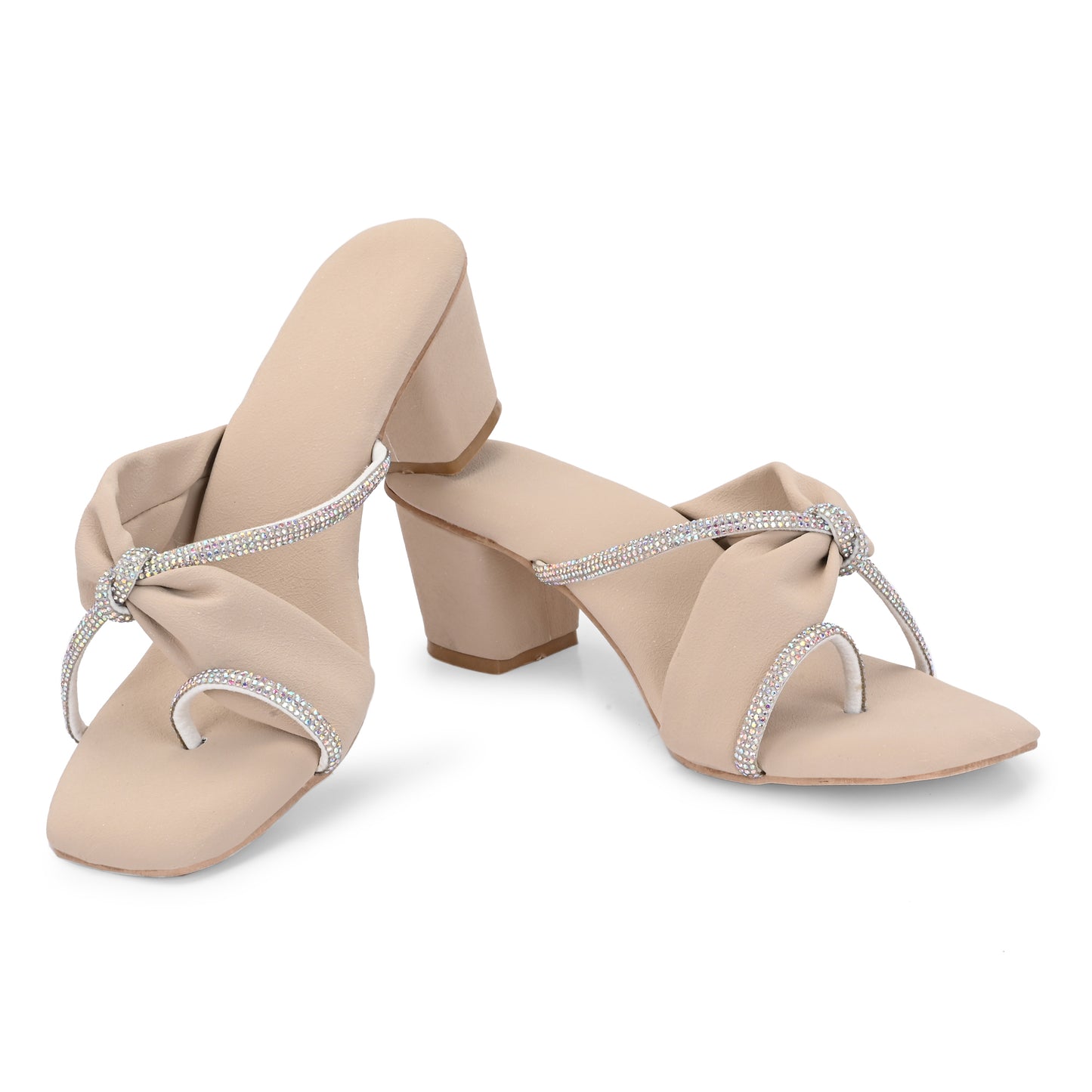 RAVIS GleamChain Statement Heels