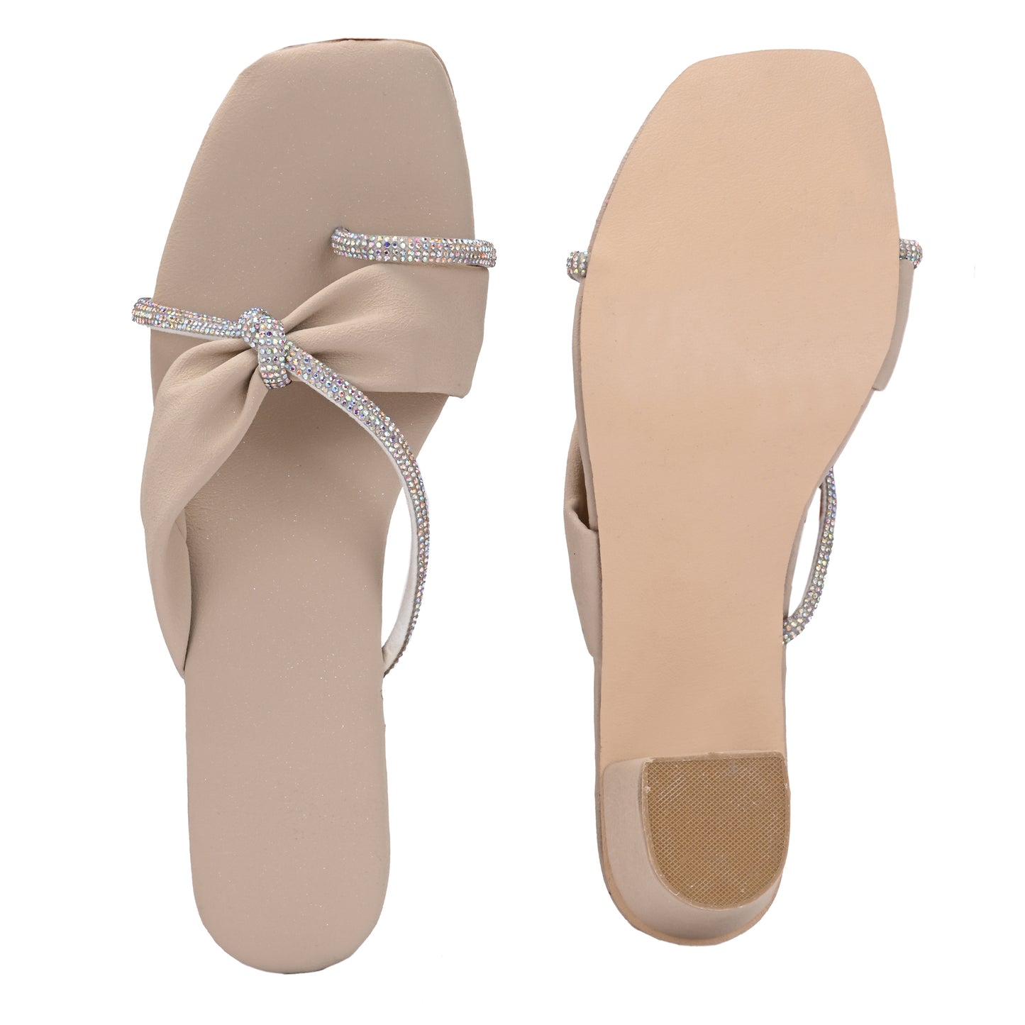 RAVIS GleamChain Statement Heels