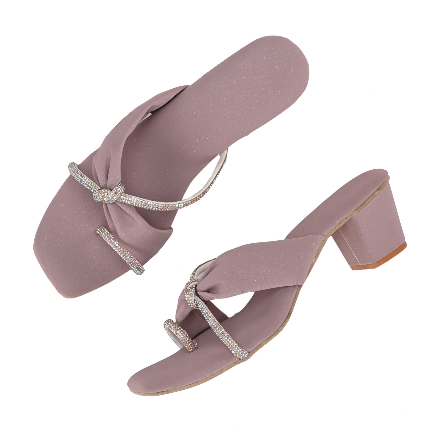 RAVIS GleamChain Statement Heels