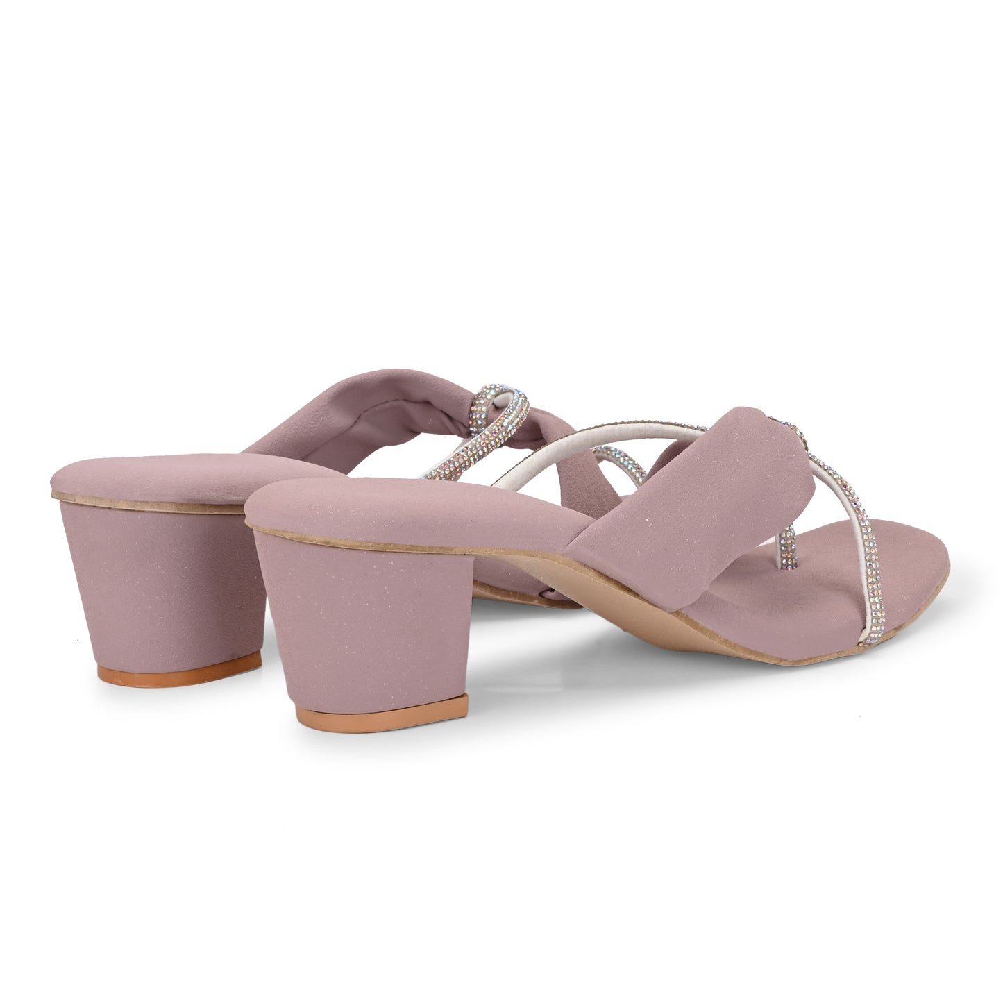 RAVIS GleamChain Statement Heels