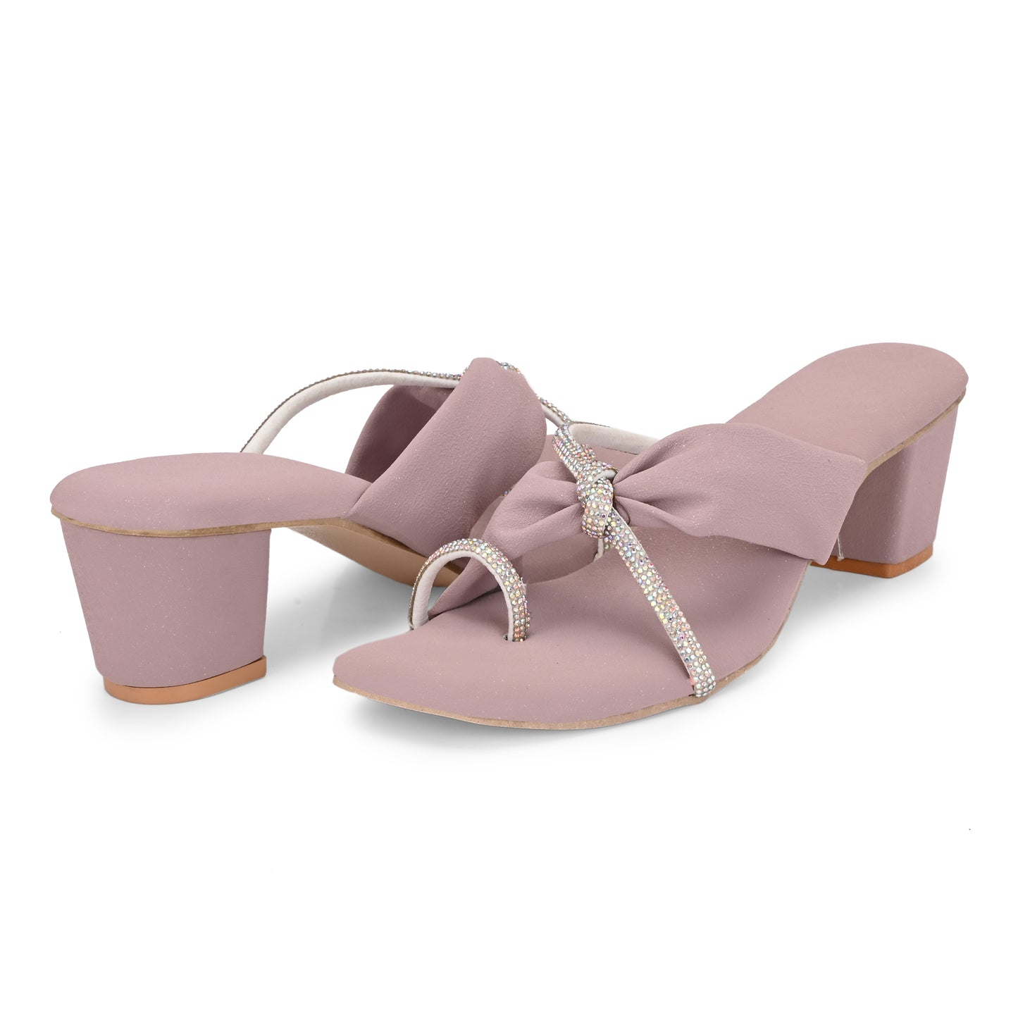RAVIS GleamChain Statement Heels