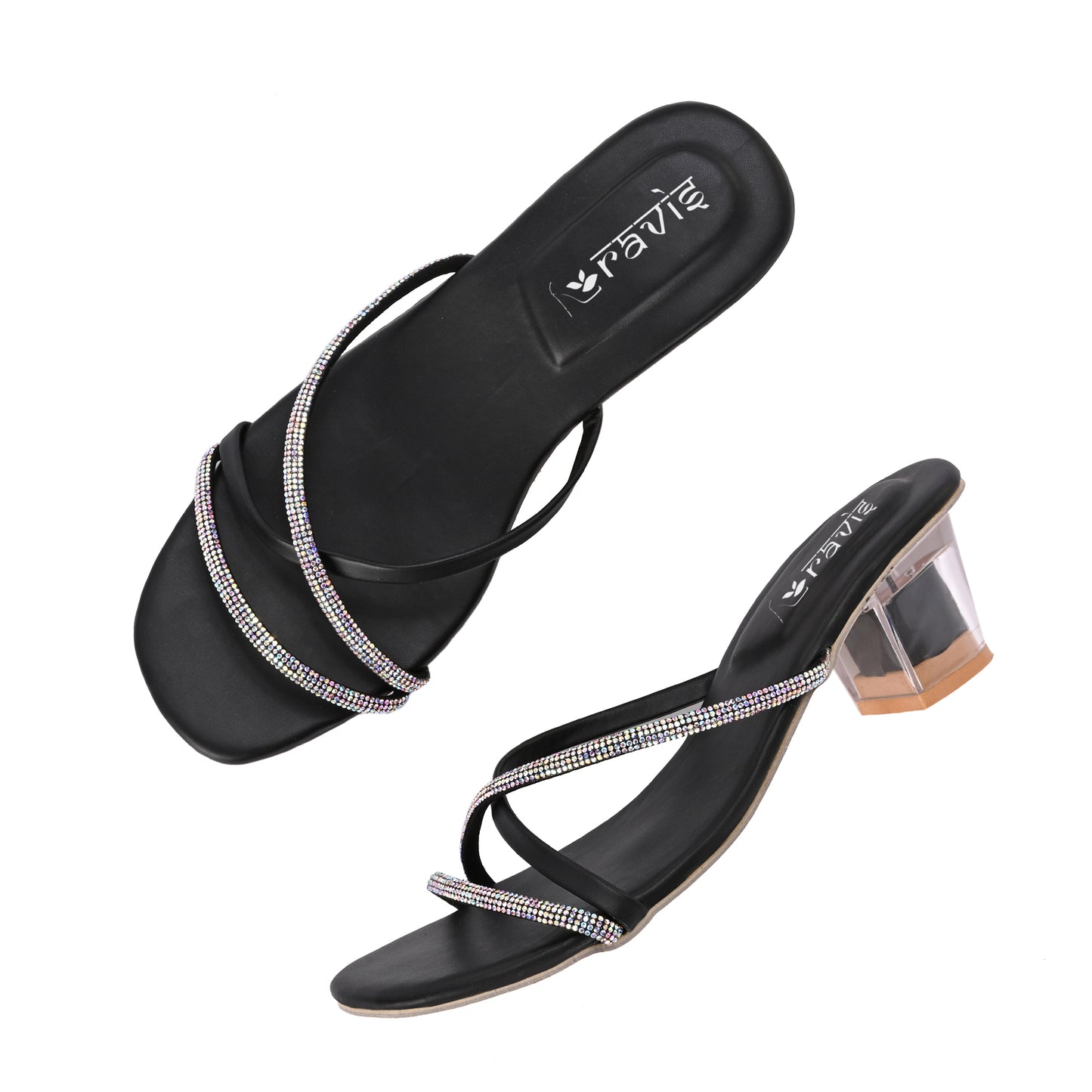 RAVIS Crystal Clear Heels