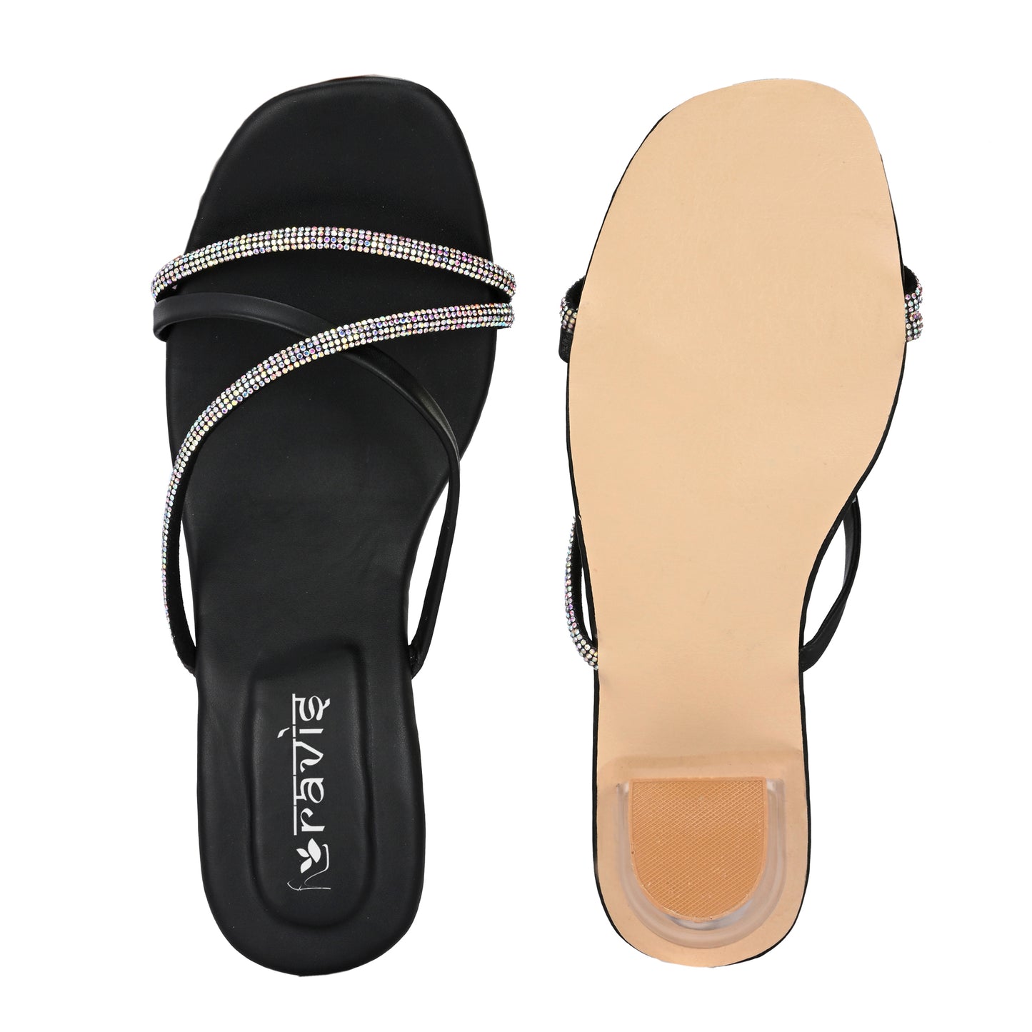 RAVIS Crystal Clear Heels