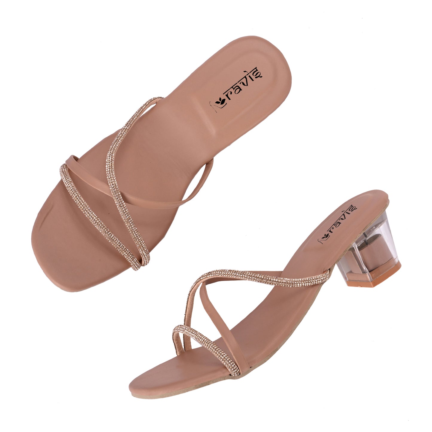 RAVIS Crystal Clear Heels