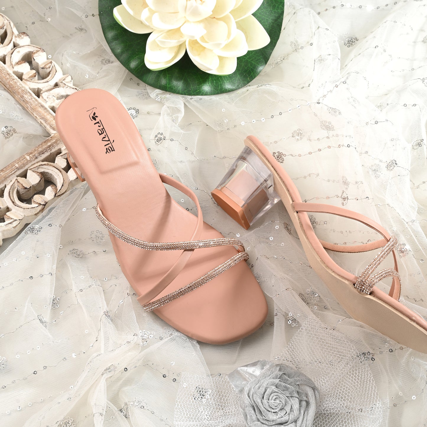 RAVIS Crystal Clear Heels