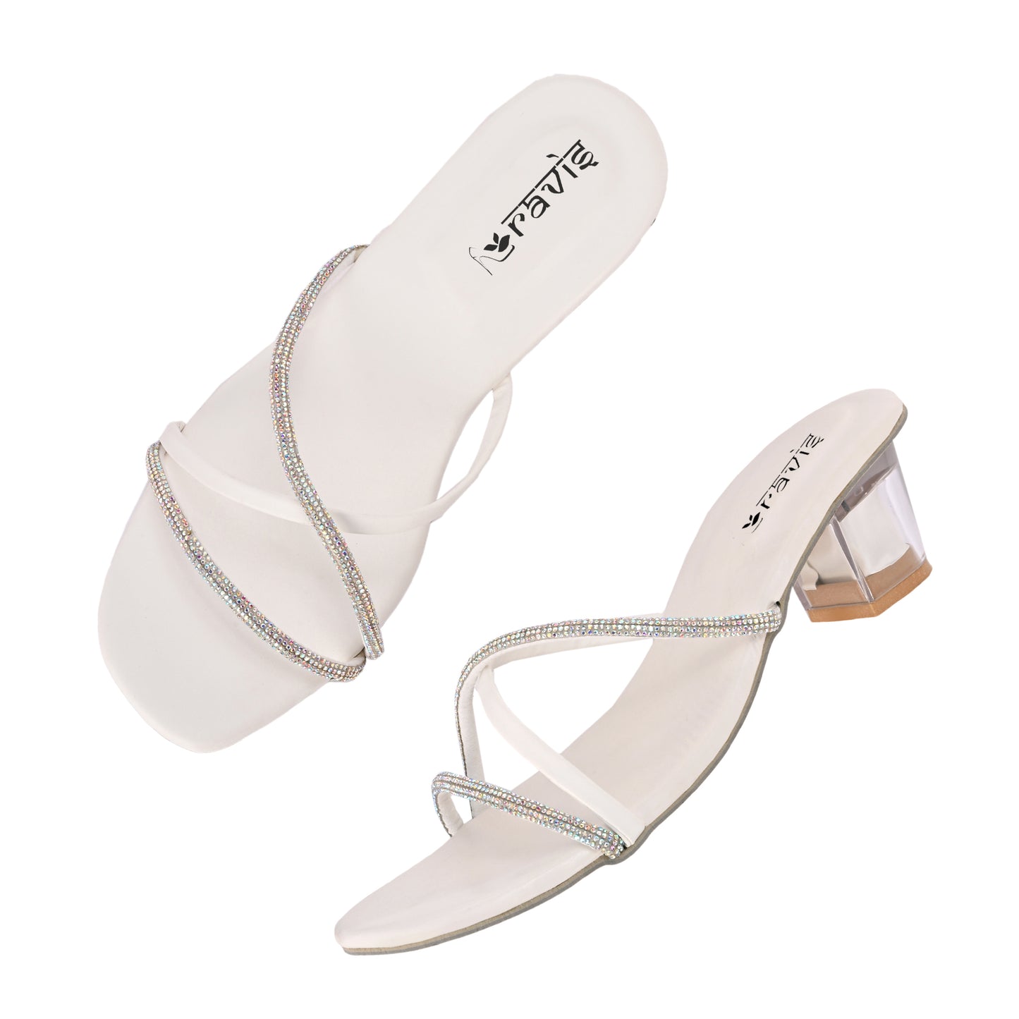 RAVIS Crystal Clear Heels
