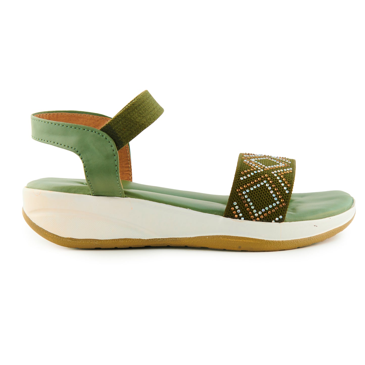RAVIS SparkleWalk Women's Glitter Strap Sandals