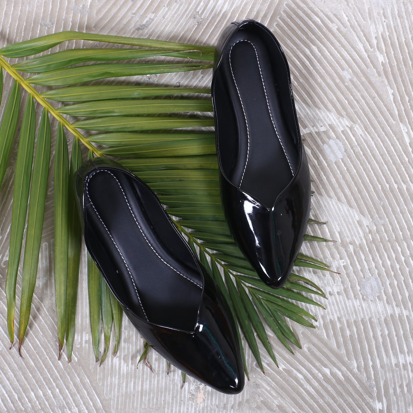 RAVIS Glossy Ballerina Flats for Women – Elegant Office & Casual Wear