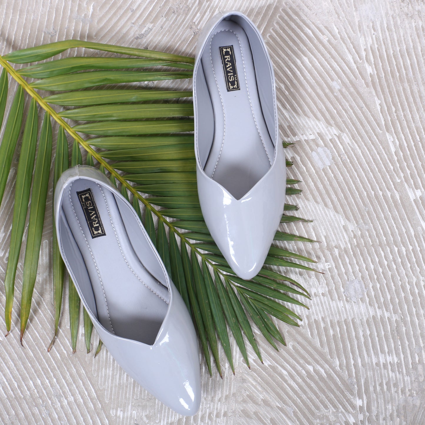 RAVIS Glossy Ballerina Flats for Women – Elegant Office & Casual Wear