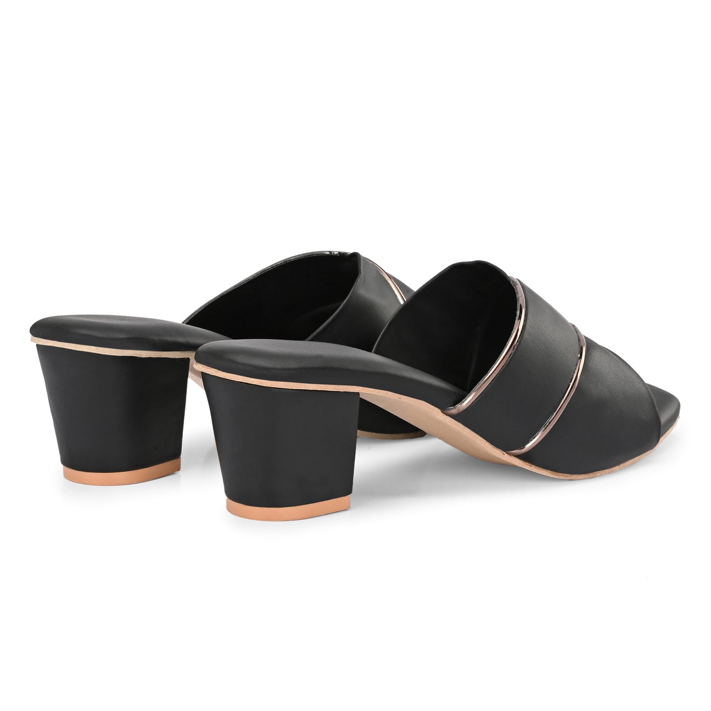 RAVIS Elegant Criss-Cross Block Heels – Timeless Style for Women