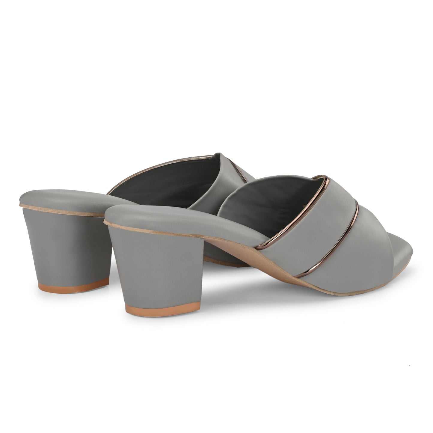 RAVIS Elegant Criss-Cross Block Heels – Timeless Style for Women