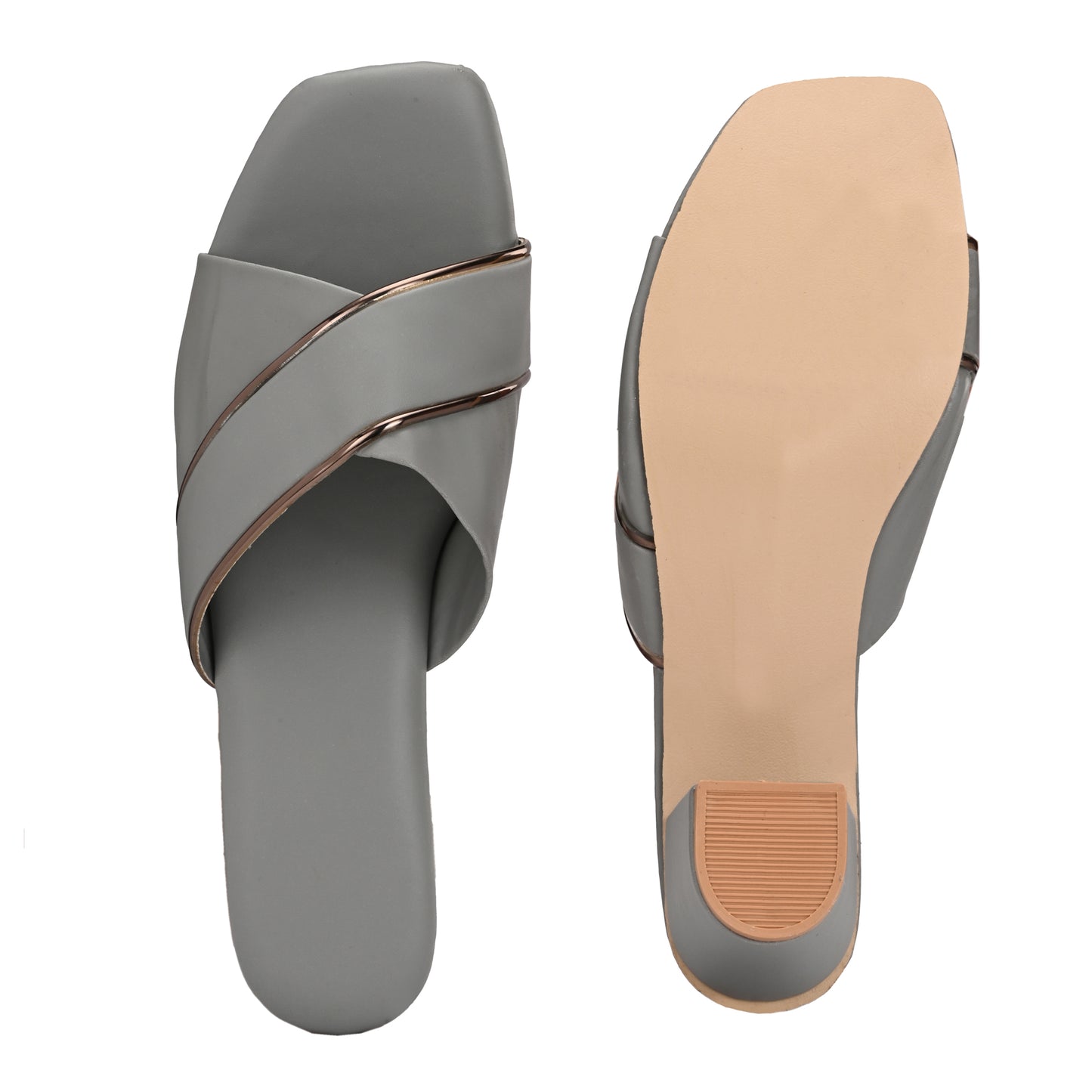 RAVIS Elegant Criss-Cross Block Heels – Timeless Style for Women