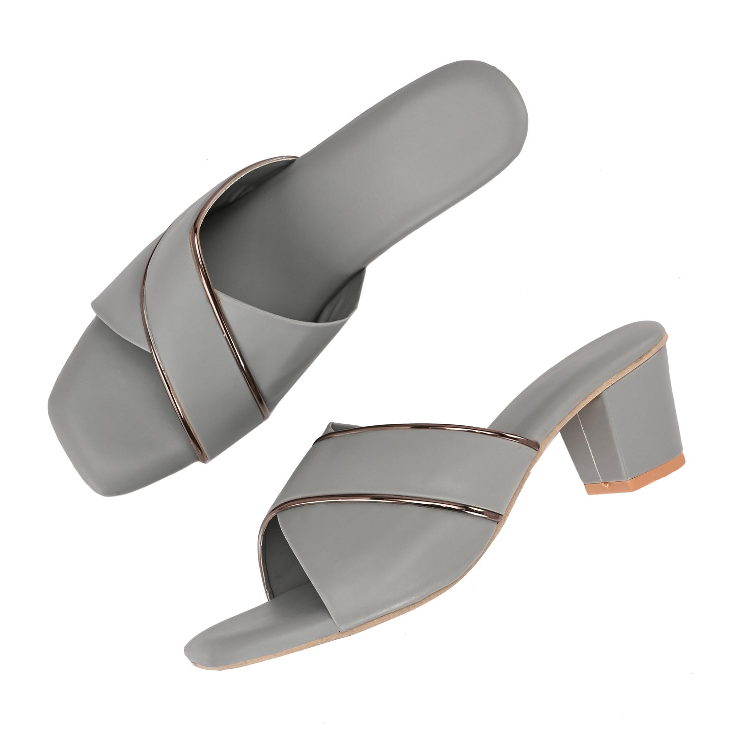 RAVIS Elegant Criss-Cross Block Heels – Timeless Style for Women