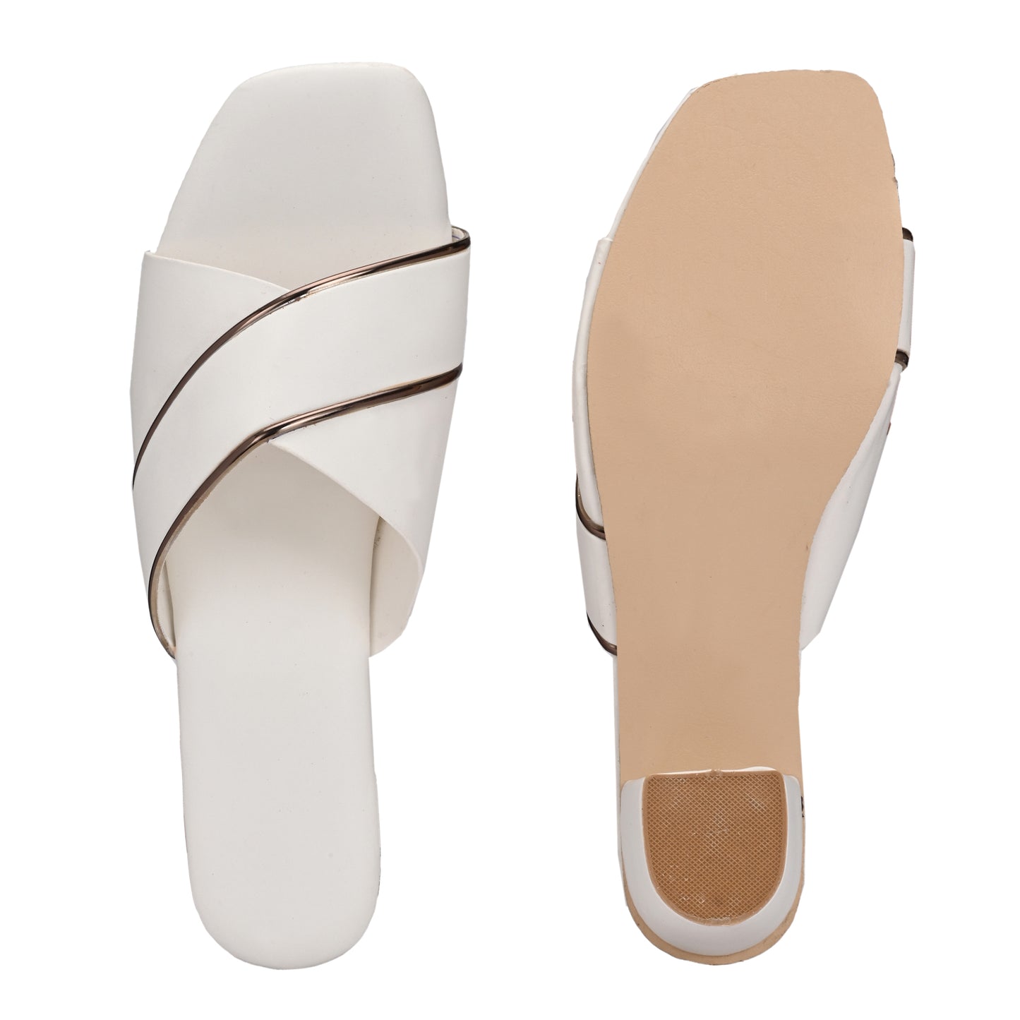 RAVIS Elegant Criss-Cross Block Heels – Timeless Style for Women