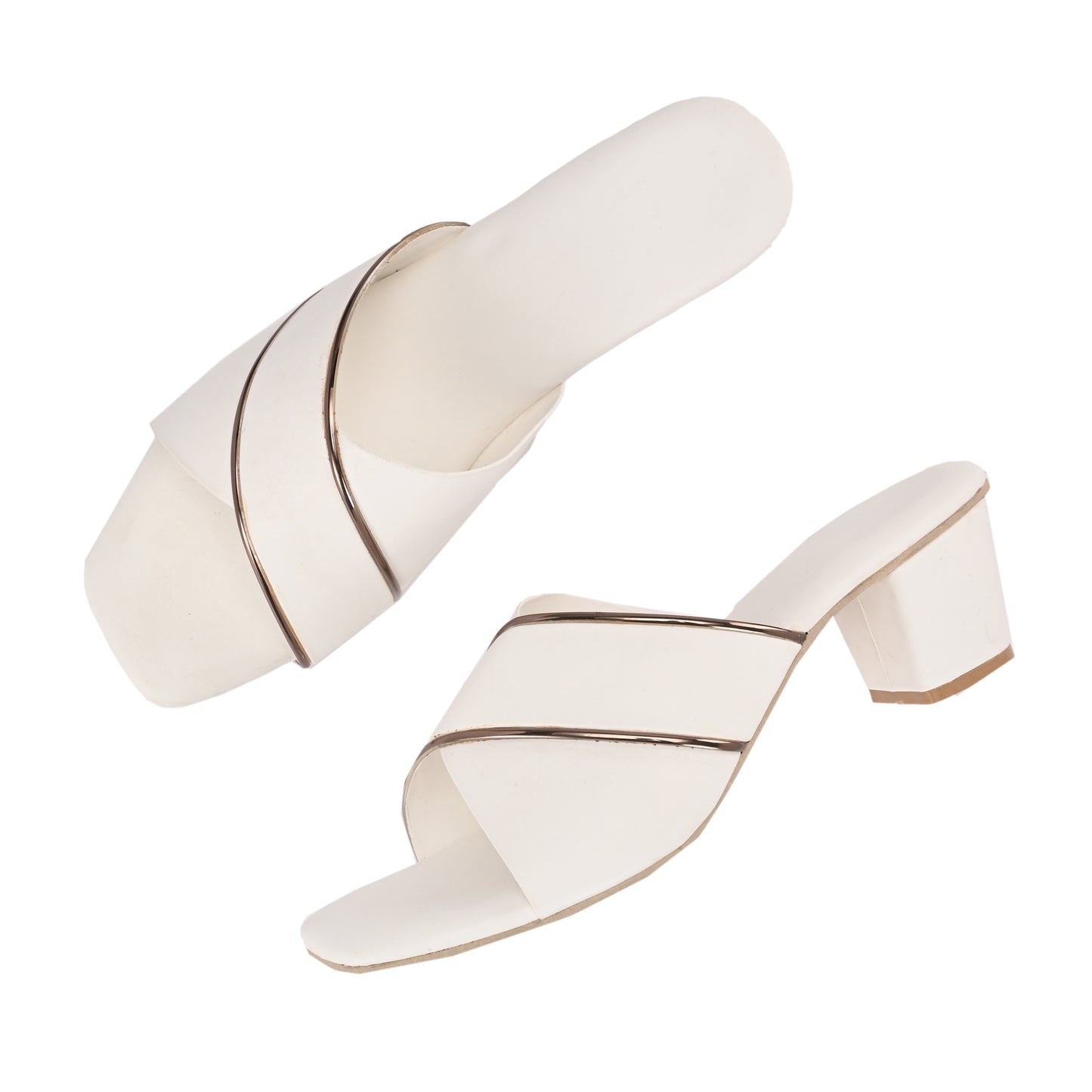 RAVIS Elegant Criss-Cross Block Heels – Timeless Style for Women