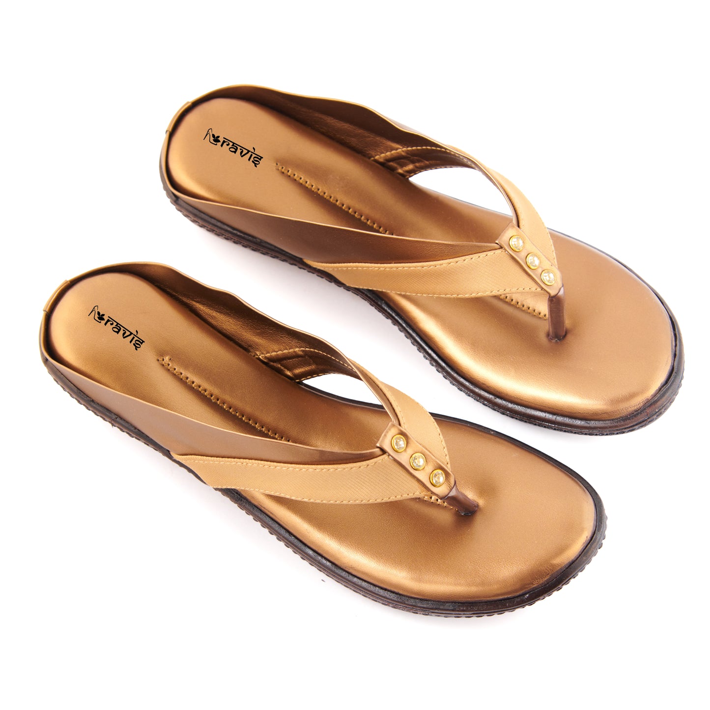 Ravis Cross-Strap Comfort Slippers – Daily Wear Toe-Ring Flats for Women