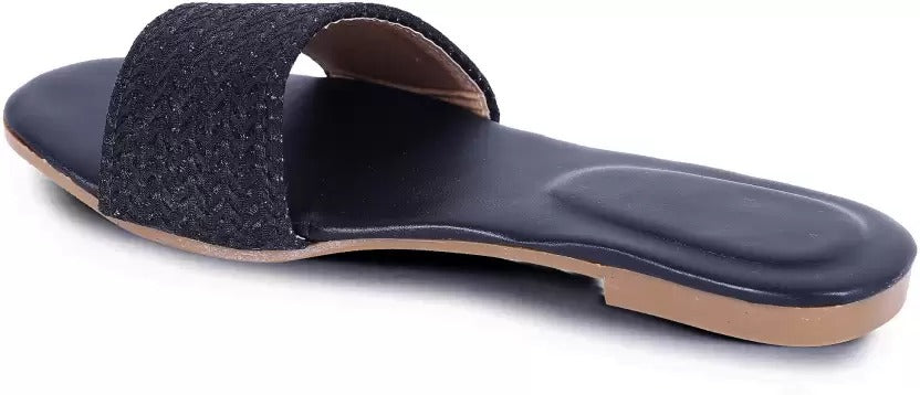 RAVIS Woven Charm Toe-Ring Flats