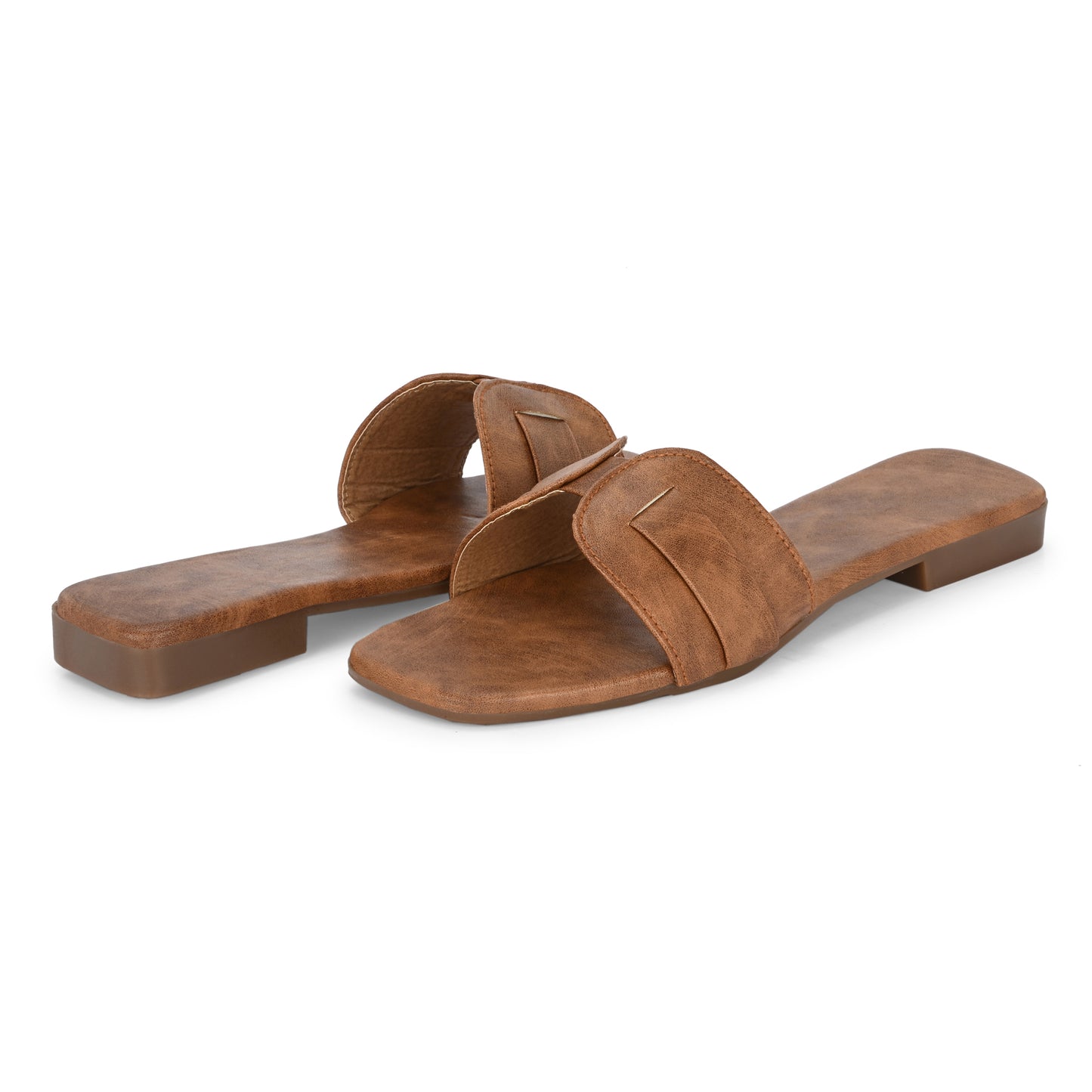 Ravis Minimal Toe-Ring Flat Slippers – Everyday Slip-On Comfort Sandals for Women