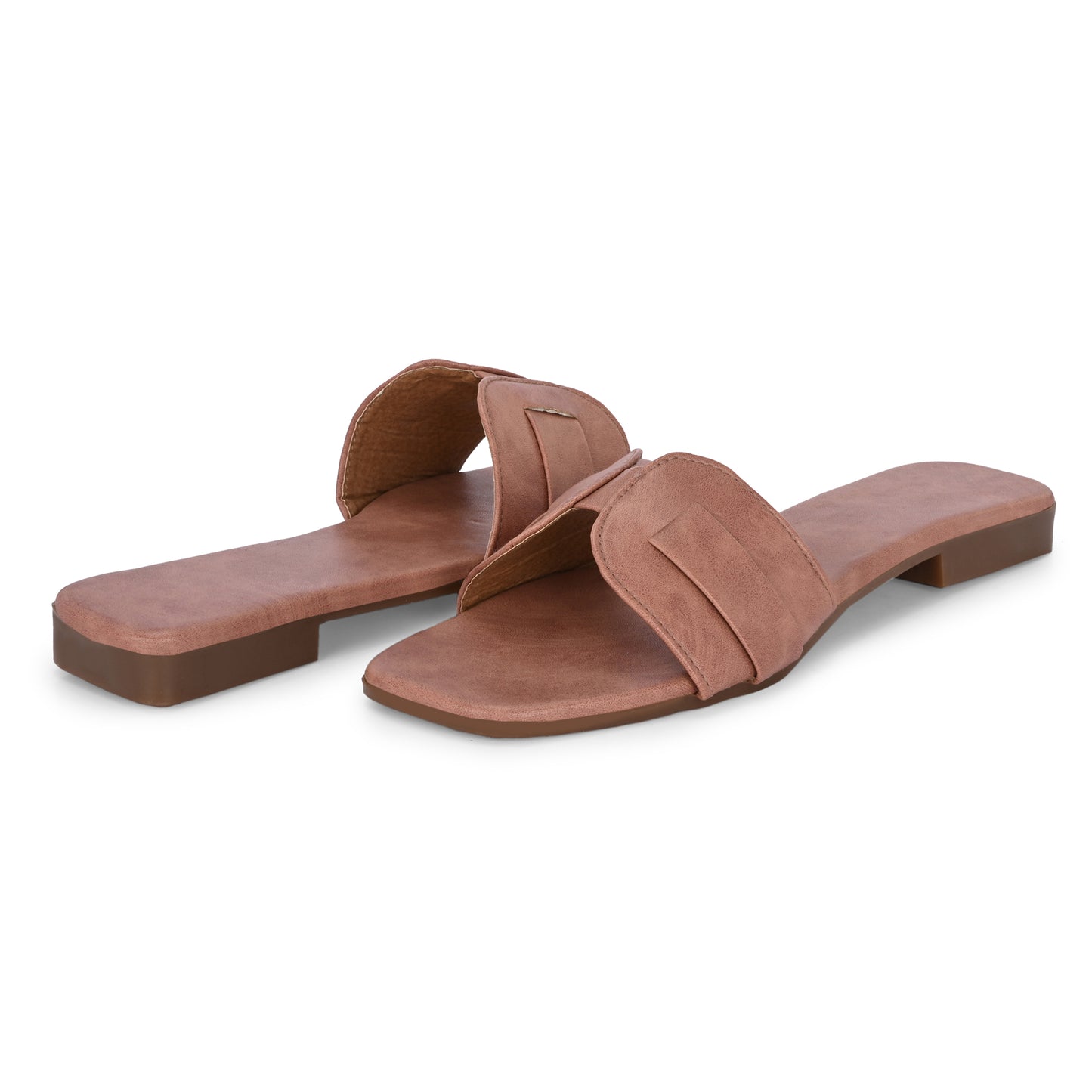 Ravis Minimal Toe-Ring Flat Slippers – Everyday Slip-On Comfort Sandals for Women