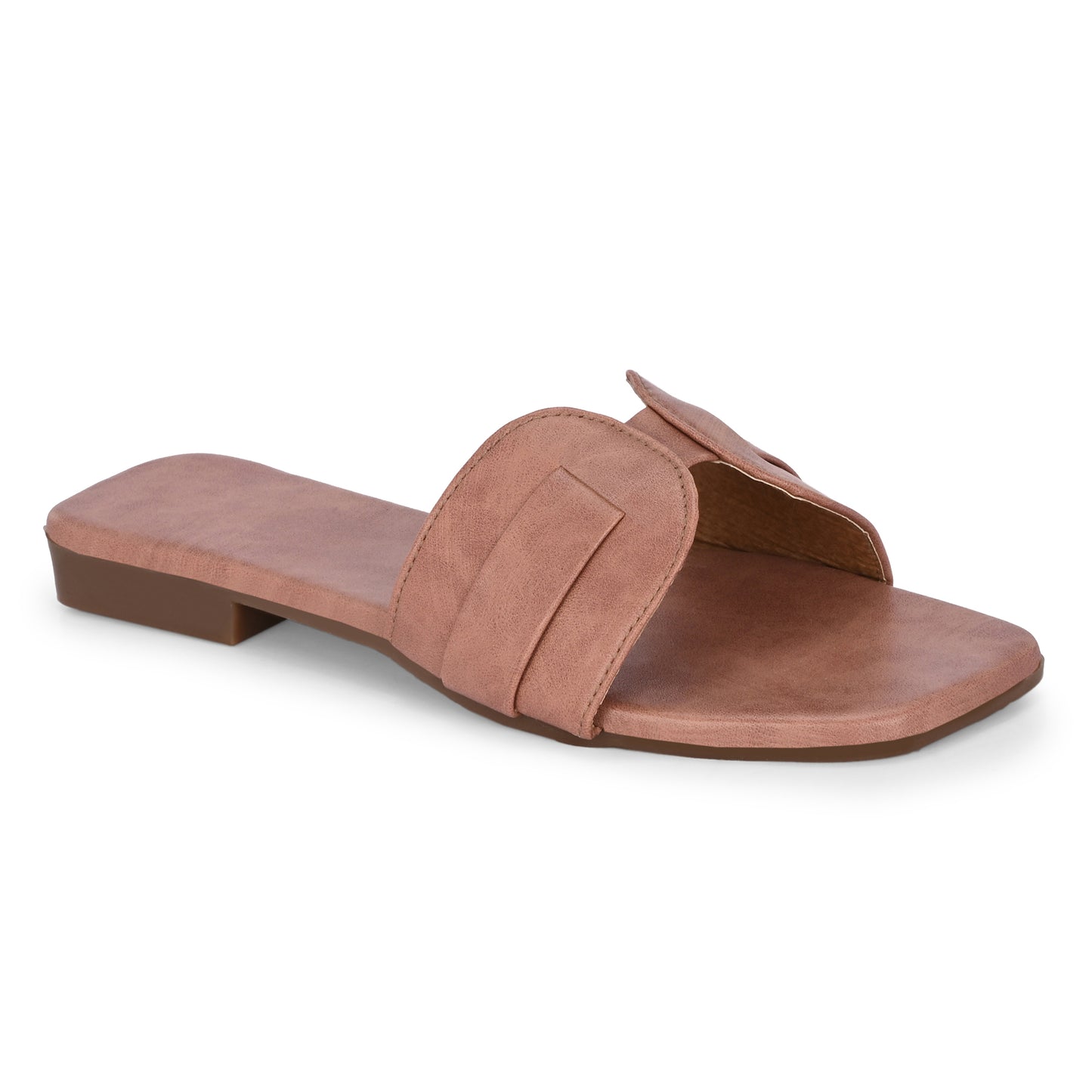 Ravis Minimal Toe-Ring Flat Slippers – Everyday Slip-On Comfort Sandals for Women