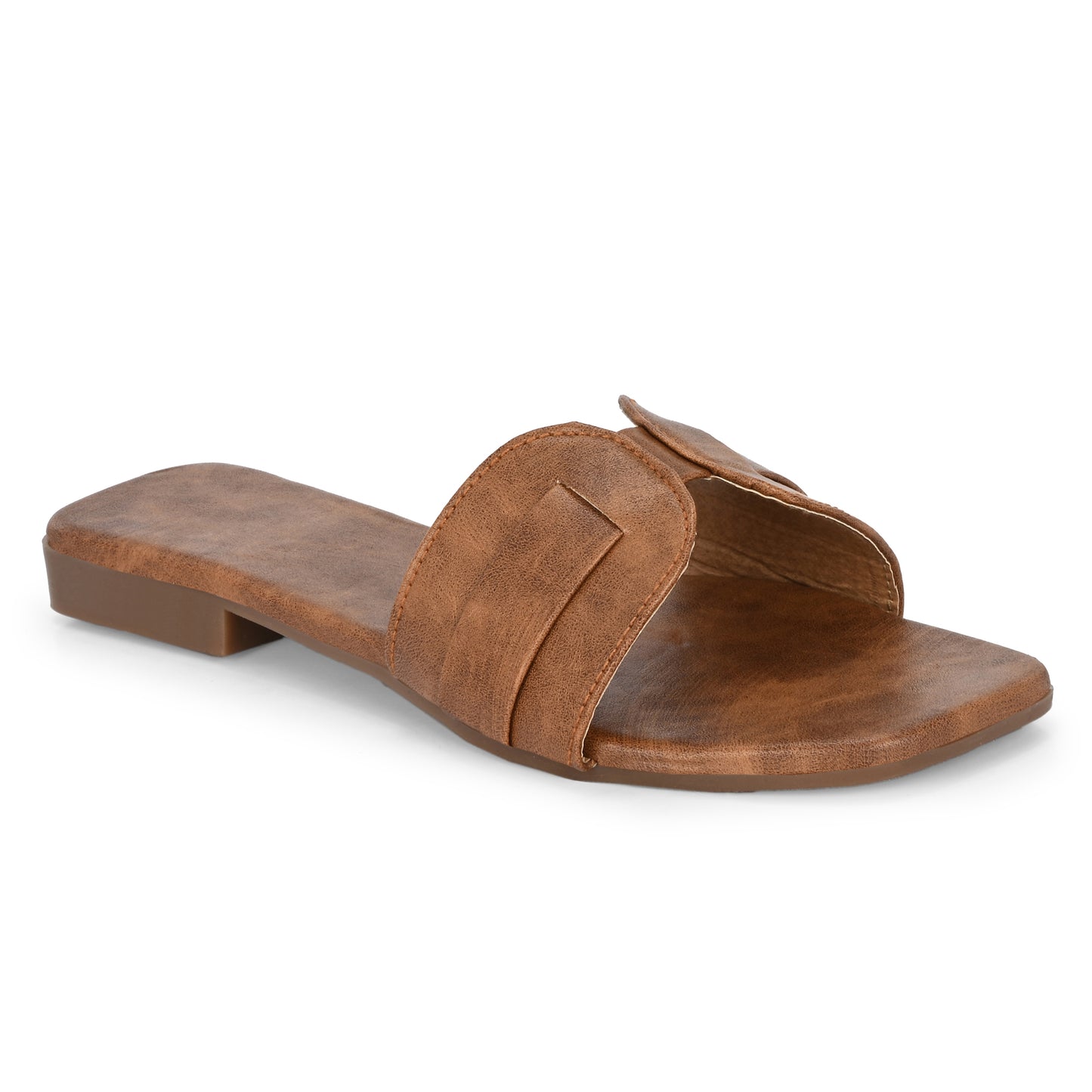 Ravis Minimal Toe-Ring Flat Slippers – Everyday Slip-On Comfort Sandals for Women