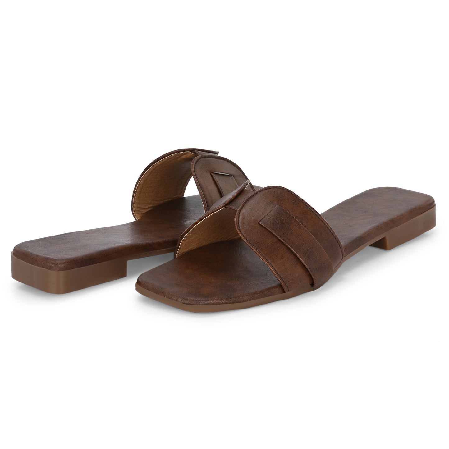 Ravis Minimal Toe-Ring Flat Slippers – Everyday Slip-On Comfort Sandals for Women